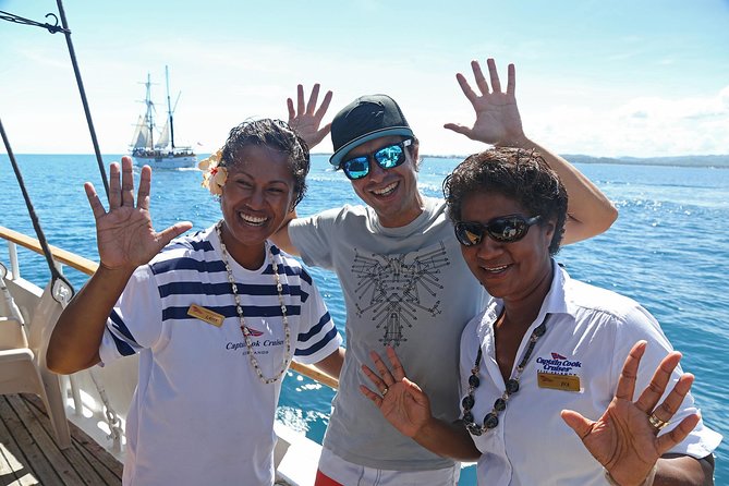Capt Cook Cruises Super Saver Combo: Day Sail + Dinner Cruise - Sunset Cruise From Denarau Beach: Dinner and Fijian Cultural Entertainment