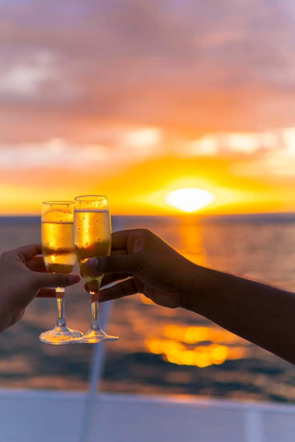 Fiji: Captain Cook Cruises Sunset Dinner Cruise with Lobster - Catamaran Fiji One: your view upgrade the moment you board