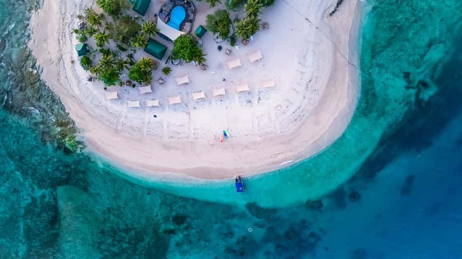 Fiji: South Sea Island Combo Half Day Trip Lunch & Drinks - Snorkelling, coral viewing, and swimming that works at any tide