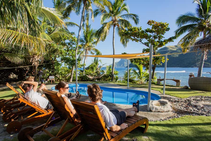 Fiji: Ultimate Encounters Snorkel with Sharks and Lunch - 5 hours on Kuata Island: buffet lunch, calm breaks, and water toys