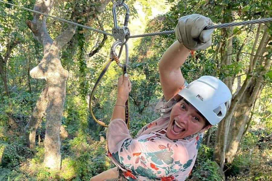 Fiji: Zipline Adventure and Cave Exploration - The gear-up moment: Harnesses, helmet, and a fast orientation