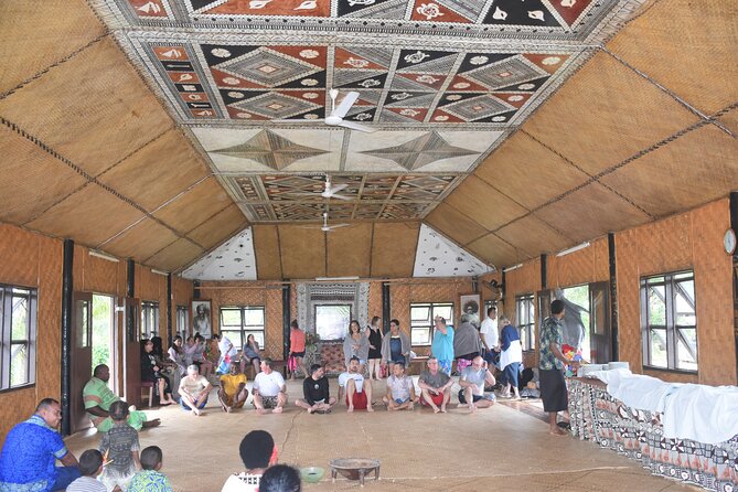 Jewel Of Fiji incl Fijian Village, Waterfall & Lunch Coral Coast - Fijian Village Welcome: Yaqona Ceremony and Cultural Dance