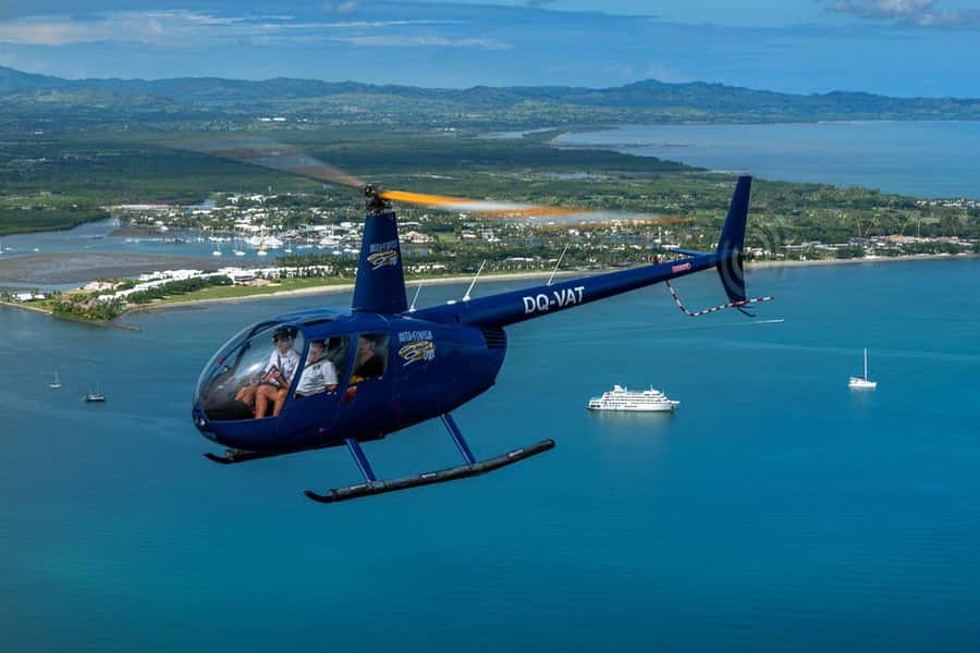 Nadi: 25 minutes Mamanuca Island Tour - From above: CloudBreak, Wilkes Passage, and the surf map