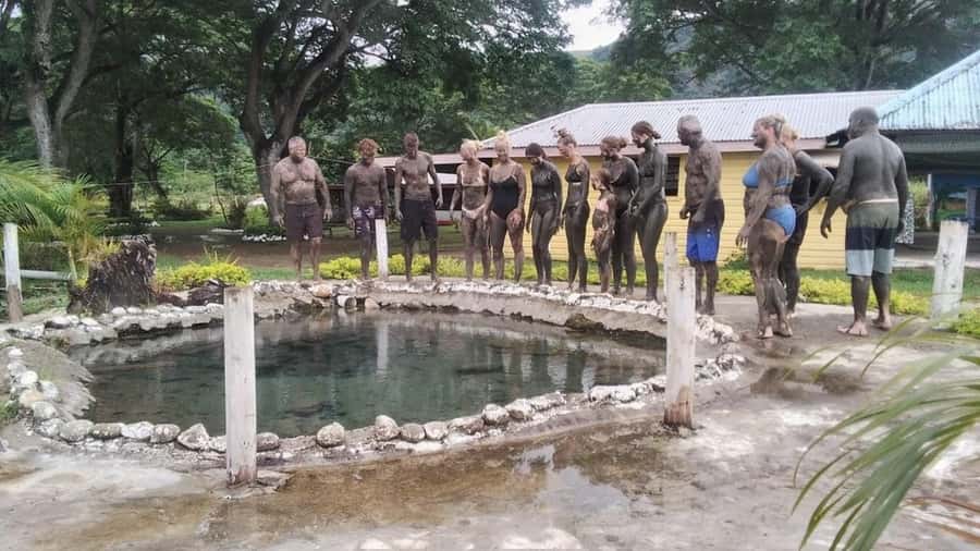 Nadi: Fijian Village Tour with Tifajek Mudpool and Hotspring - Inside the mud pool and hot spring: what to expect at Tifajek