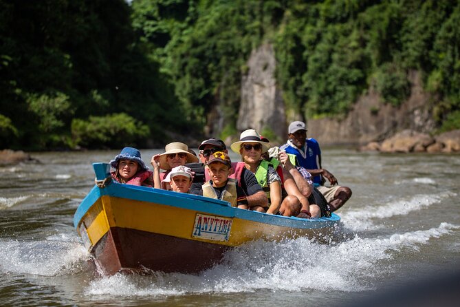 River Tubing Fiji, Navua River - Longboat Ride Upstream: Waterfalls, Rainforest, and Deep Gorges
